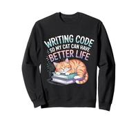 Writing Code So My Cat Can Have Better Life |- Sudadera