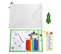 Writing Flash Cards - Kindergarten English Enlightenment Teaching Aids for Early Learning | Erasable High-Frequency Word Set with Colorful Visuals & Interactive Study Tools for Kids Preschool Classroo