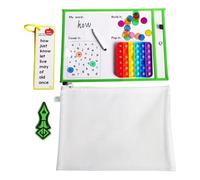 Writing Flash Cards, Kindergarten Learning Cards, English Teaching Aids, Erasable Flash Cards, English Enlightenment Teaching Aids with High-Frequency Word Cards for Early Learning