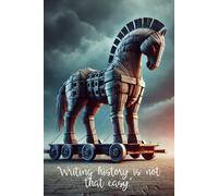 Writing history is not that easy: Squared Journal or Notebook (6x9 Inches) with 120 pages