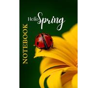 Writing Notebook - Hello Spring: A5 Lined Journal - 192 Pages | 120gsm Paper | School, College, Office