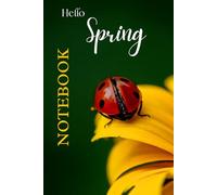 Writing Notebook - Hello Spring: A5 Lined Journal - 192 Pages | 120gsm Paper | School, College, Office