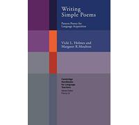 Writing Simple Poems Paperback: Pattern Poetry for Language Acquisition (CAMBRIDGE)