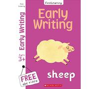 Writing workbook for Ages 3-5 (Book 1): This preschool activity book includes a free abc video and rewards certificate (Scholastic First Learning)