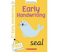 Writing workbook for Ages 3-5 (Book 2): This preschool activity book introduces cursive writing and includes a free video and rewards certificate (Scholastic First Learning): 1