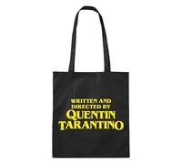 Written and Directed by Quentin Tarantino - Bolso de tela tote bag (Negro)