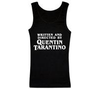 Written and Directed by Quentin Tarantino Camiseta sin Mangas para Mujer Large