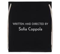 Written And Directed By Sofia Coppola Bolsa de Gimnasio Negra con Cierre de Cordón Black Drawstring Gym Bag