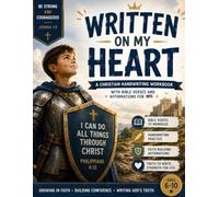 Written on My Heart: A Christian Handwriting Workbook with Bible Verses and Affirmations for Boys