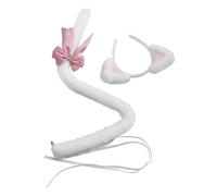 WRITWAA 1 Juego accesorios de cosplay diadema bandana diadema con orejas de animales de gato de peluche venda hair band surprise Accesorios de fotografía tocado con tela
