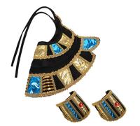 WRITWAA 1 Juego Accesorios De Vestir Egipcios Accesorios De Halloween Para Mujeres Disfraz De Egipcia Mujer Puños Egipcios Accesorio De Disfraz Egipcio Accesorio De Cosplay Egipcio Tela