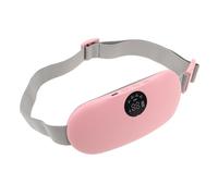 WRITWAA 1 juego de almohadilla térmica vibratoria para la menstruación para mujer, cinturón calentador abdominal, masajeador de espalda con almohadilla térmica, cinturón para los cólicos