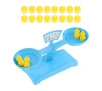 WRITWAA 1 juego de balanza STEM DIY - Balanza de plástico para experimentos científicos de medición - Juguete de ciencia y matemáticas para el aula