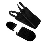 WRITWAA 1 Juego Guantes Autobronceadores Aplicador Loción Para Espalda Y Exfoliación Incluye Guantes Sin Dedos Y Accesorio Doble Para Autobronceado Uniforme 3 Piezas