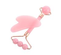 WRITWAA 1 Juego Herramienta De Belleza Varita De Rodillo Herramientas Faciales Gua Sha Masajeador De Rodillos Roller Para La Cara Rodillo De Masaje Herramientas De Masaje Rosa Abdominales