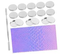 WRITWAA 1 Juego Paleta de Maquillaje Vacía con Espejo y Bandejas Magnéticas para Sombras de Ojos Portátil de Maquillaje para Diy y Almacenamiento de Cosméticos
