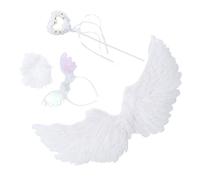 WRITWAA 1 Juego Set De Banda Para Diadema De Alas De Diadema De Hadas Ángel Hada De Las Niñas Ala De Hadas Para Niñas Cosplay Ala Para Niñas Disfraces Venda Blanco Alambre De Hierro