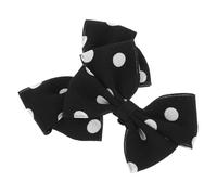 WRITWAA 1 Par De Hebillas Con Forma De Lazo, Clips Para Zapatos Con Estampado De Puntos, Abalorios Con Lazo Para Zapatos De Tacón