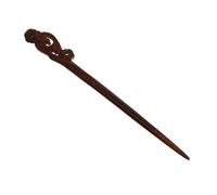 WRITWAA 1 Pieza agitador de horquilla de sándalo hair topper peine madera peinecillos madera de sándalo peine de madera pelo de novia antiguo palillo de pelo de niña tocado hanfu Green