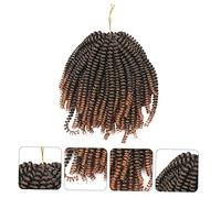 WRITWAA 1 Pieza peluca de rastas extensiones de rastas productos para el cabello con rastas Alambre ignífugo de temperatura
