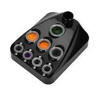 WRITWAA 1 Pieza Soporte de Taza de Tinta para Herramientas de Base de Almacenamiento Portátil de Color Negro para Salones Profesionales Compatible con Copas de y