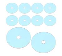 WRITWAA 10 llaveros en miniatura con forma de disco de vinilo - Dije transparente estilo álbum de música - Materiales para manualidades DIY para decorar bolsos y carteras - Recuerdos de fiesta retro