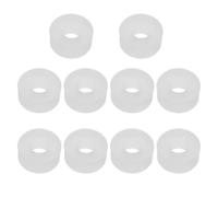 WRITWAA 10 Piezas Anillos de Sellado de Silicona para Boquilla de Inflador de Neumáticos Anillo de Sellado del Compresor de Aire Junta de Núcleo de Válvula para Coche y Bicicleta