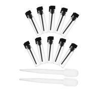 WRITWAA 10 Piezas Botella De De Vidrio Mini Frascos De Maquillaje Para Aceites Esenciales Frascos Para De Fragancias Recipientes Vacíos Para De Para Viajes