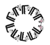 WRITWAA 10 Piezas Clip para Cintura Tensor de Cintura para Pantalones de Pantalones Forma de Estrella para Faldas y Jeans