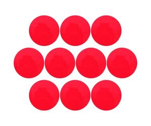 WRITWAA 10 Piezas Geles fotográficos para Luces Pet Rojos, filtros de Color para luz de atmósfera y lámparas de proyección en fotografía