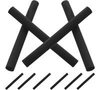 WRITWAA 10 Unidades Palitos de Moxa de Artemisa sin Humo Hechos a Mano, Herramienta de Moxibustión en Papel Negro, Quema Ligera para Moxibustión Terapéutica