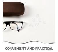 WRITWAA 100 Pares Almohadillas Nasales Antideslizantes de Silicona Transparente para Gafas Protectores Nasales Suaves para Puente Nasal Repuestos Cómodos y Duraderos para Reparación de