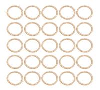WRITWAA 100 Piezas Anillos de Salto Dorados Kc, 1.8x20 Mm, Accesorios para Hacer Joyas Diy, Anillos de Hebilla Trenzados para Conectar y Crear Bisutería Artesanal