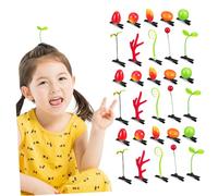 WRITWAA 100 Piezas Pinzas Pelo Brotes de Soja Horquillas para Fiestas Accesorios para Fiestas para Mujeres Pinzas para Brotes de Festival Varios estilos