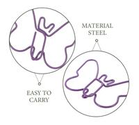 WRITWAA 100 Piezas Unidades Clips Metal Colores Surtidos Sujetapapeles Decorativos para Oficina Estudiantes Regalo Cumpleaños