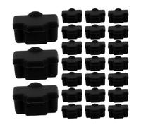 WRITWAA 100 Unidades de Tapones Antipolvo para Conectores Ethernet - Protector de Silicona Reutilizable para Puertos Ethernet RJ45 - Tapa para Conector de Interfaz de Red para Dispositivos de Oficina