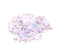 WRITWAA 100piezas Joyas De Uñas Gemas De Tachuelas Para Decoración De Uñas Parches Planos Calcomanías Decorativas Para Manicura Casa