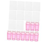 WRITWAA 10juegos Sellos para Decoración de Uñas Estampador de Uñas Transparente Herramienta de Impresión Sello de Silicona para Técnicas de Punta Francesa Uso Salones de Belleza o Ma