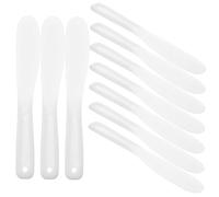 WRITWAA 10piezas Barra De Mascarilla Para Cosméticos Herramienta Espátula Cosmética Espátula Larga Para Remover Mascarillas Faciales