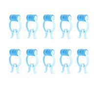 WRITWAA 10piezas Clips Clips Convenientes Para Detener Sangrado Nasal y Ejercicios Respiratorios Accesorios Para Salud Respiratoria Azul