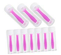 WRITWAA 10piezas Removedor de Lentes de Contacto Pequeño Reutilizable Aplicador de Silicona Portátil para Uso Diario Botella