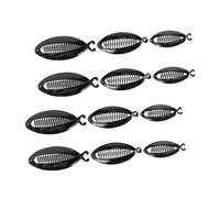 WRITWAA 12 Piezas Pinzas para Cabello Estilo Banana Pinzas Resistentes para Cabello Grueso y Accesorios para Recogidos Decorativas para Mujer