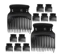 WRITWAA 12 Pinzas para Rulos Calientes de Abs Diseño de Protección Térmica y Ahorro Peinado de Secciones de Cabello en Mujeres y Niñas