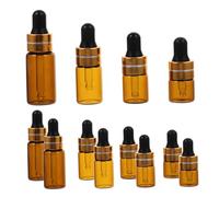 WRITWAA 12piezas Botellas De Para Aceites De Goteros Para Perfumes y Cosméticos Frascos Portátiles y Reutilizables