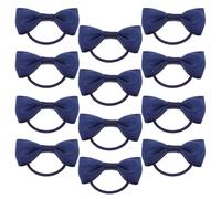 WRITWAA 12piezas Diadema Lazo Para Niñas Kit De Accesorios Cabello Escolar De Moños Cabello Banda Elástica Para Uniformes y Diario