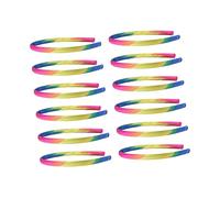 WRITWAA 12piezas Diademas Arcoíris Para Pinzas Decorativas Cabello Diademas Infantiles Para Fiestas
