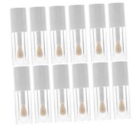 WRITWAA 12piezas Tubos De Brillo Labial Vacíos Con Aplicador Envases De Brillo Labial Para Uso Viajes o Maquillaje De Labios