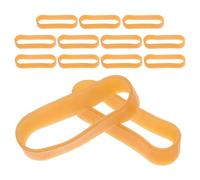 WRITWAA 13 Piezas Bandas Elásticas Planas para Moldes de Cerámica Correas de Goma Resistentes y Reutilizables No Dañan Moldes para Estudios de Alfarería y Manualidades