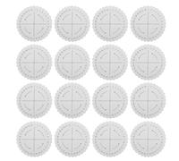 WRITWAA 15 Piezas Disco Kumihimo Redondo 15x15 Cm 32 Ranuras, Kit Portátil para Trenzar Pulseras Diy, Herramienta Artesanal para Cuerda Fina y Manualidades de Tejido