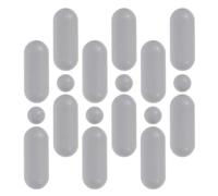 WRITWAA 18 Piezas Parachoques para Asiento de Inodoro Cojín del Asiento del Inodoro Ldpe y Eva Antideslizante Fácil de Limpiar Hotel y Hogar